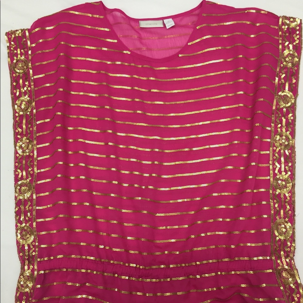 Chico’s XL Sequin “Splendor Lina” Top